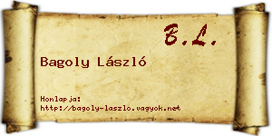 Bagoly László névjegykártya